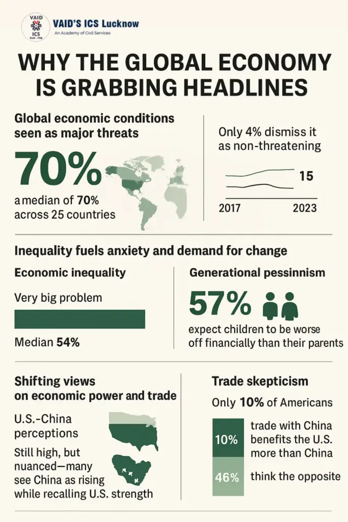 Pew Research Centre Report on Global Economy 
