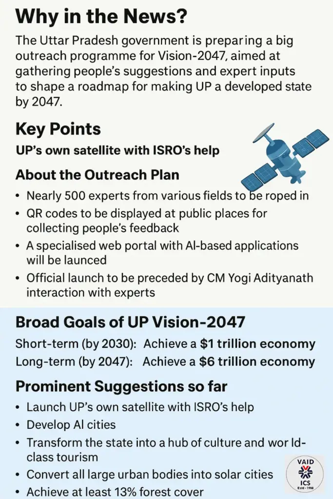 UP’s own satellite with ISRO’s help 1 UP’s own satellite with ISRO’s help
