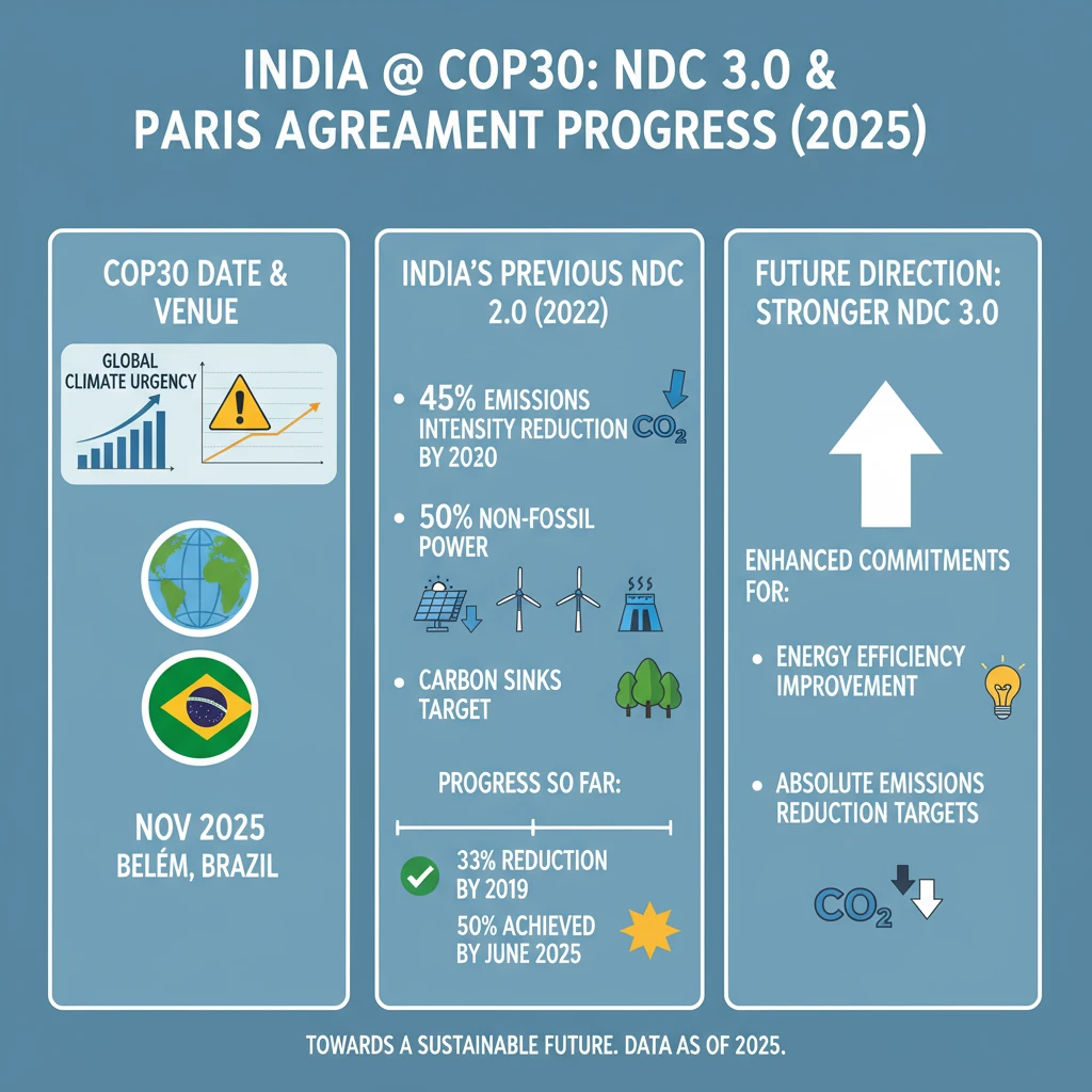 COP30: 7 Bold Breakthroughs in India’s NDC 3.0 Climate Goals