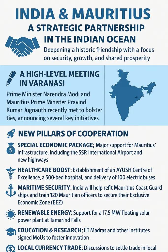 India-Mauritius Relations: A Historic Blueprint for Cooperation in 7 Key Sectors