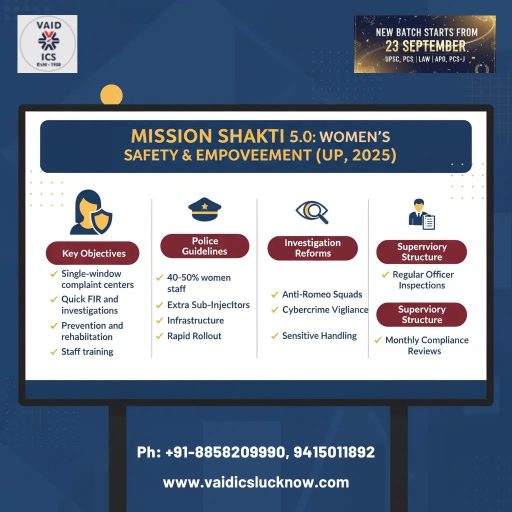 Mission Shakti 5.0: 7 Game-Changing Moves for UP Women’s Safety