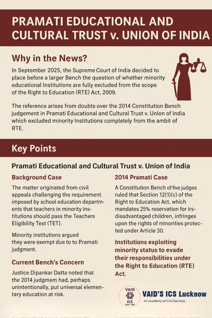 Pramati Educational and Cultural Trust v. Union of India