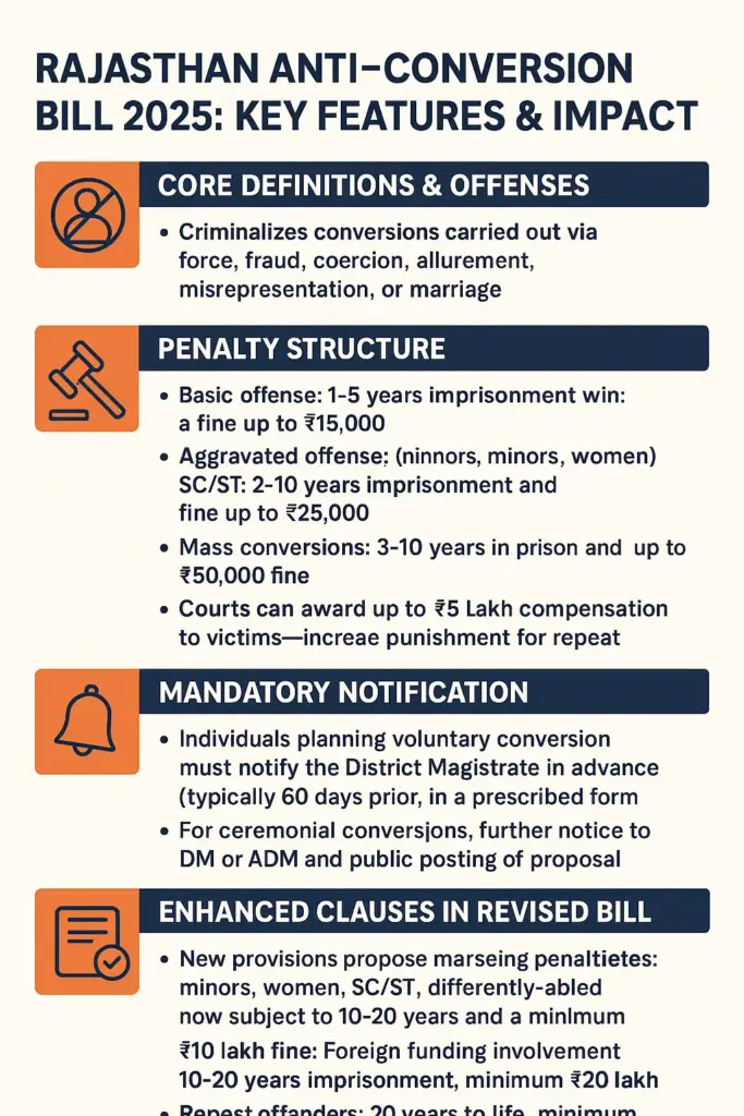 Rajasthan Anti-Conversion Bill 2025